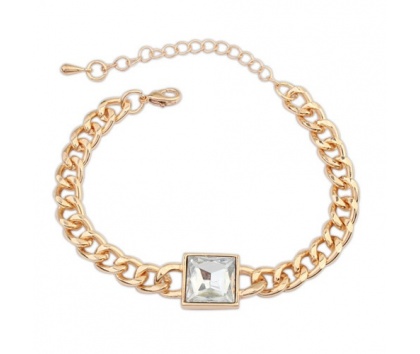 Fashion Jewelery Náramek s čirým kamínkem - Náramek s čirým kamínkem