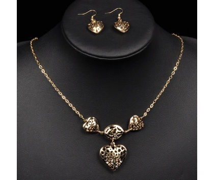 Fashion Jewelery Sada náhrdelníku a náušnic s transparentními kamínky I. - Sada náhrdelníku a náušnic s transparentními kamínky