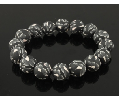 Fashion Jewelery Náramek FIMO černý