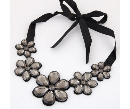 Fashion Jewelery Náhrdelník šedý