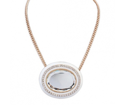 Fashion Jewelery Náhrdelník s transparentní ozdobou