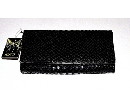 Kutti fashion Peněženka lesklá černá