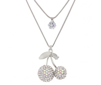 Fashion Jewelery Náhrdelník s třešničkami