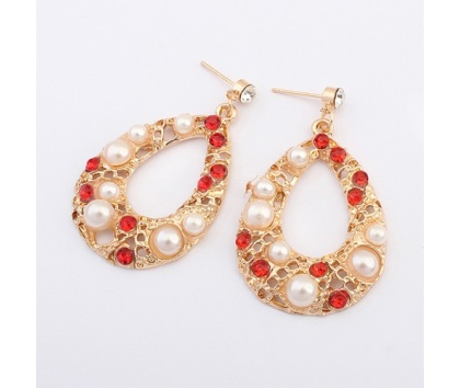Fashion Jewelery Náušnice s bílými perličkami