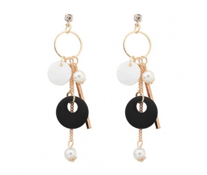Fashion Jewelery Náušnice visací černé