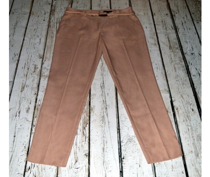 Kalhoty starorůžové COMMA - přední díl kalhot