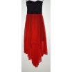 Tally Weijl Plesové šaty červeno-černé vel XXS - Plesové šaty červeno černé