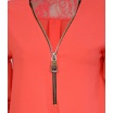 Fashion Italy Šifonová košile na zádech s krajkou vel. UNI (36-40)