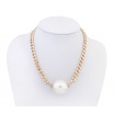 Fashion Jewelery Náhrdelník s perlou a zirkony