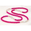 Fashion Jewelery Náramek růžový - Náramek lze nosit i jako náhrdelník