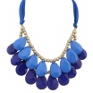 Fashion Jewelery Náhrdelník s modrými korálky